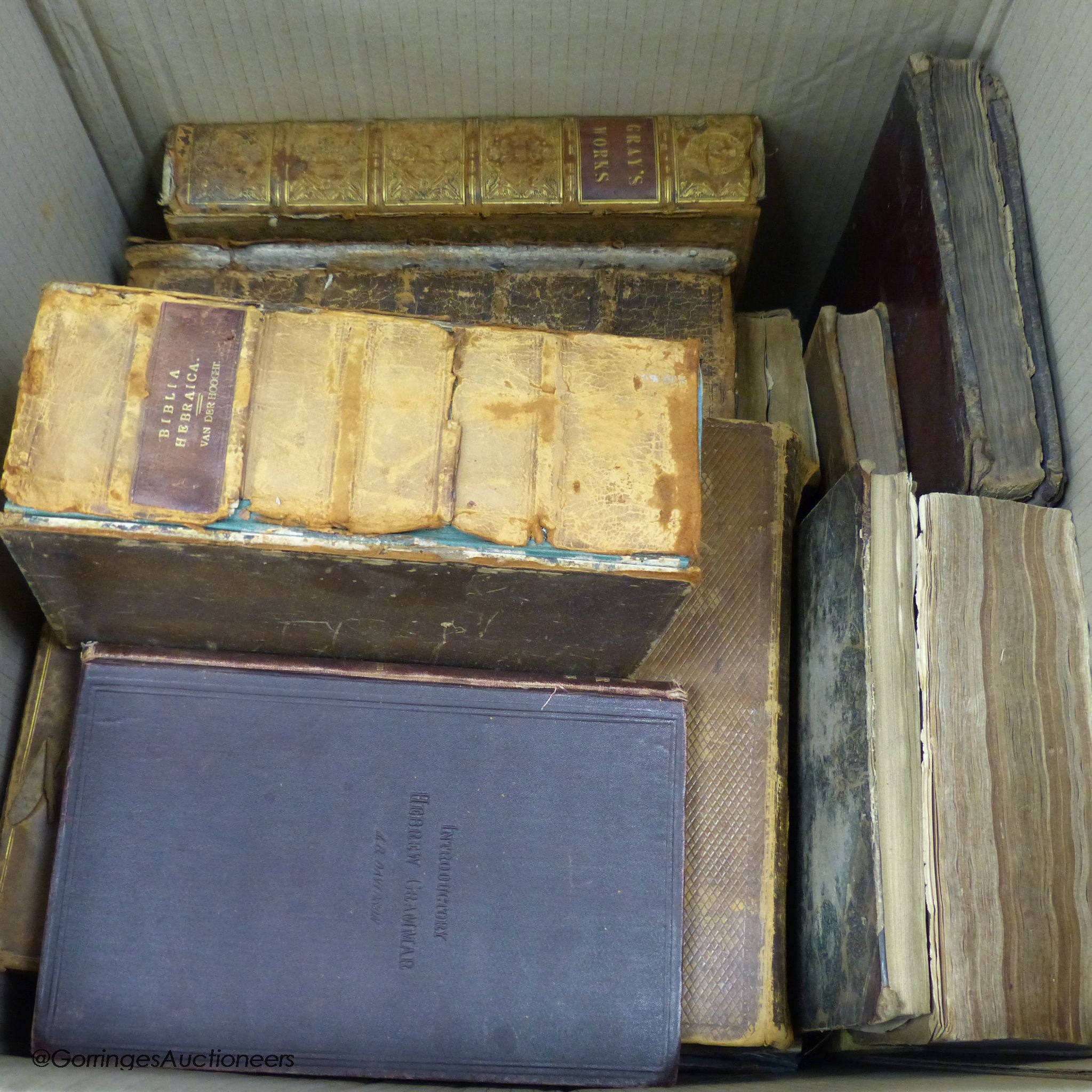 Assorted bindings including Slaters Directory